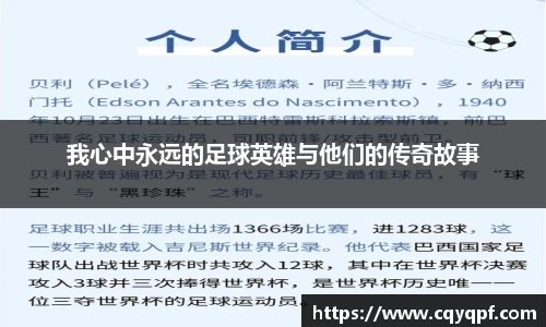 我心中永远的足球英雄与他们的传奇故事